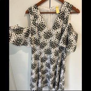 Club Monaco off the shoulder mini dress